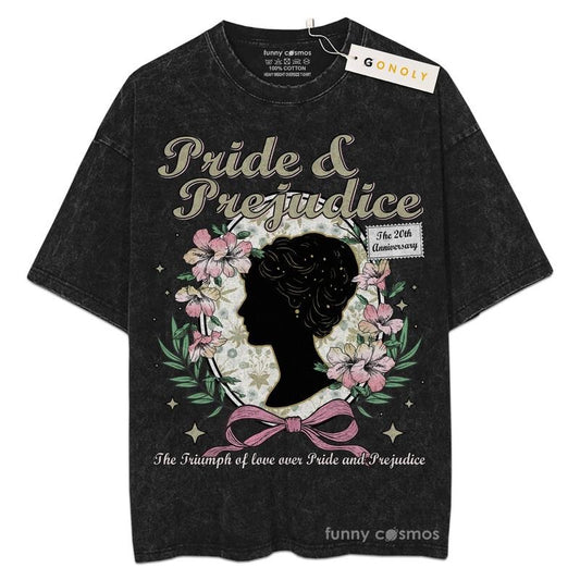 [ Mineral Wash ] Pride And Prejudice For Fans Lover Book, Bookish, Graphic Washed Style Shirt