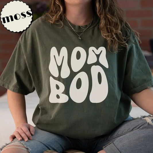 Mom Bod T-shirt Funny Mama Tshirt Gift Idea for Mother