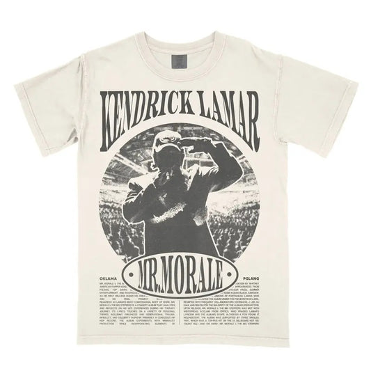 Mr. Morale Kendrick Lamar Vintage Shirt, Cotton Unisex T-Shirt, Crew Neck, Size S- 3XL, Menswear Top, Womenswear Top Underwear Streetwear