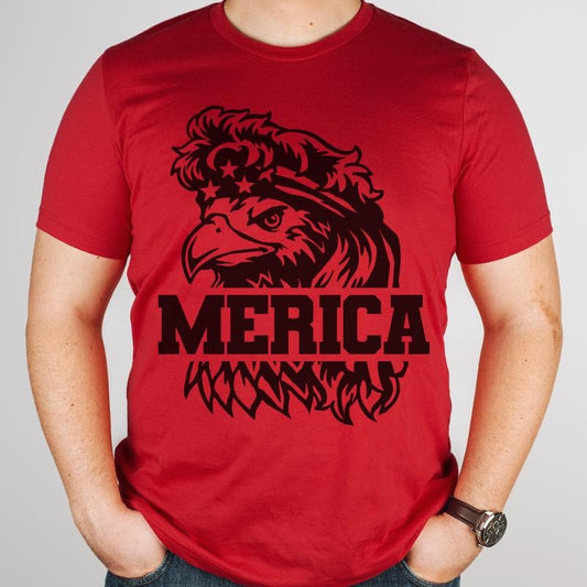 Mullet Tshirts Funny Dad Mullet Tees Mens Mullet T-Shirts Merica Redneck Tees Unisex Short Sleeve Merica Tees Boyfriend Gift Tees Brother Tshirts Uncle Top