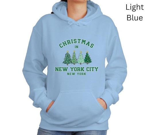 New York City Hoodie, New York Sweater, NYC Hoodie, Statue Shirt, Christmas Trip Pullover, Christmas NYC  T-shirt, sweater and Hoodie