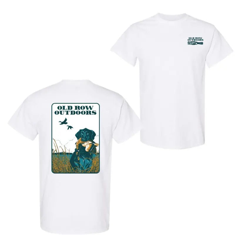 Old Row Outdoors Dog Hunting T-Shirt, 2 Side T-Shirt For Men And Women, Trendy Shirt