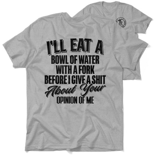 Opinion Of Me - Safety Hi-Vis T-Shirt, Adult Humor Shirt, Funny Shirt, Dark Humor Shirt, For Gift. Cotton Crewneck
