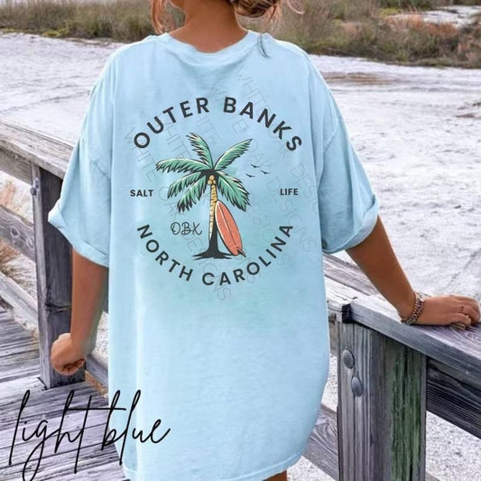 Outer Banks Tshirt Preppy Clothes, Coconut Girl Tee Surf Shirt, Beachy Shirts, VSCO Girl Shirt, Trendy TS Aesthetic T Shirt, Y2K Shirt Graphic Casual Summer