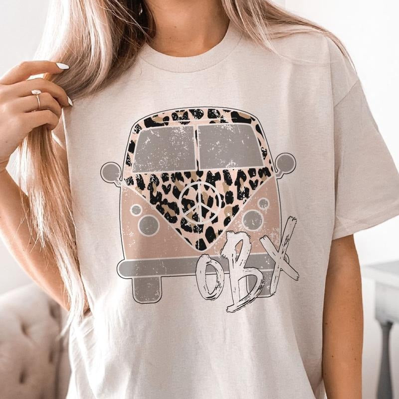 Outer Banks Vacation T-shirts North Carolina Shirts Tourist Tee Sublimation Graphic T-Shirt Womens Outerbanks T-Shirt