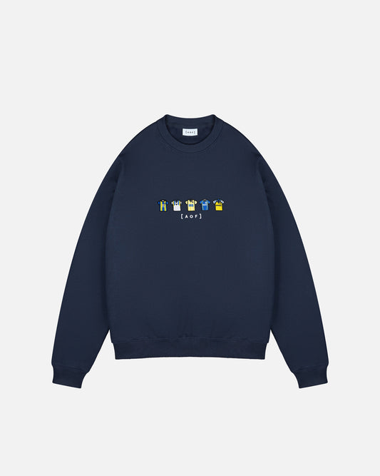 Oxford United Embroidered Classics - Navy Sweatshirt