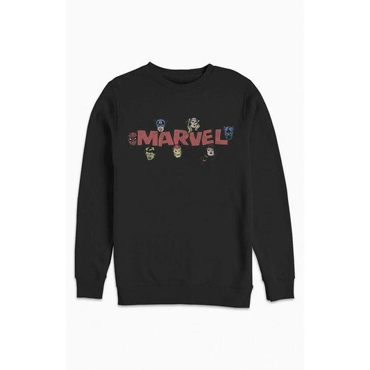 PacSun Men's Marvel Vintage Logo Sweatshirt - Multicolor