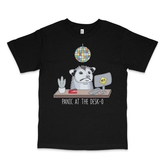 Panic At The Desk Custom Printed T-Shirt