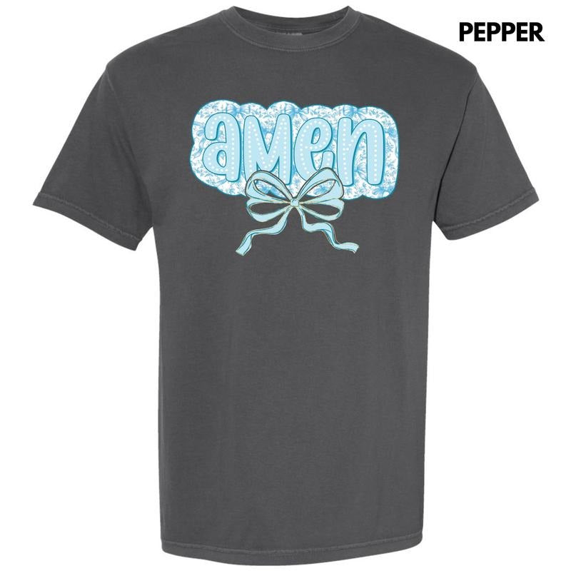 Pastel Blue Amen Comfort Colors T-Shirt 'NLB'