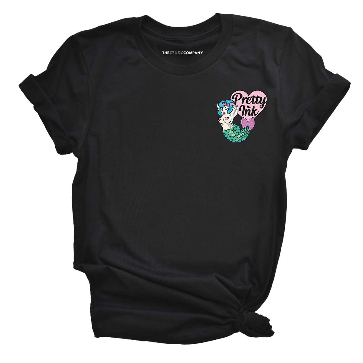 Pretty In Ink Collab Mermaid Pocket T-Shirt
