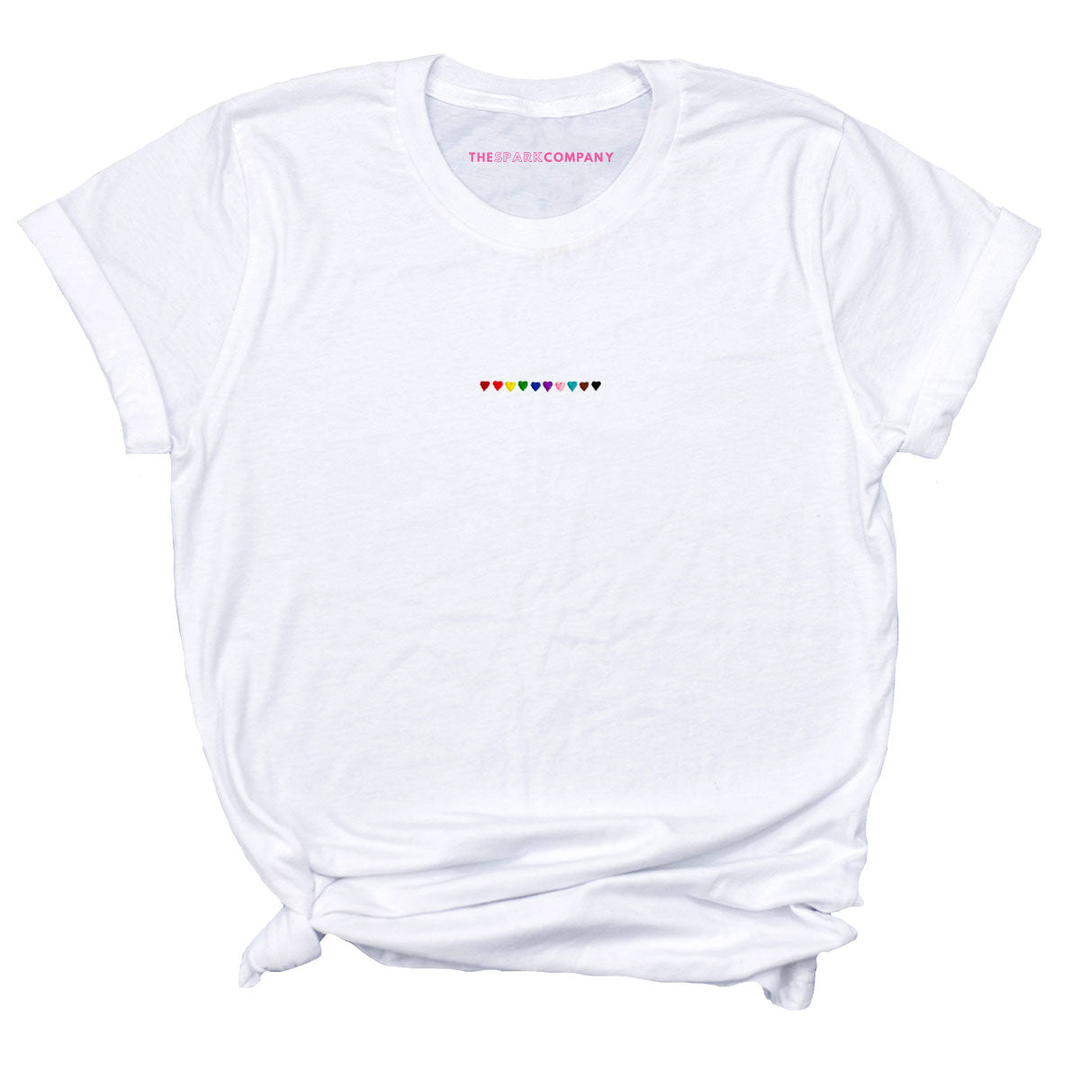 Pride Hearts Embroidered T-Shirt