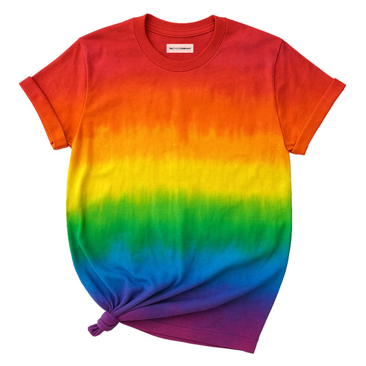 Pride Rainbow Inspired Tie Dye T-Shirt