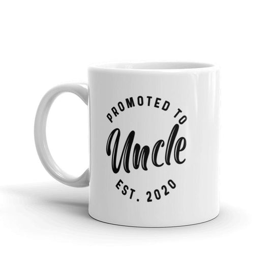 Promoted to Uncle 2020 Coffee Mug-11oz Funny Coffee Mugs Ceramic Printed Drinkware Cup
