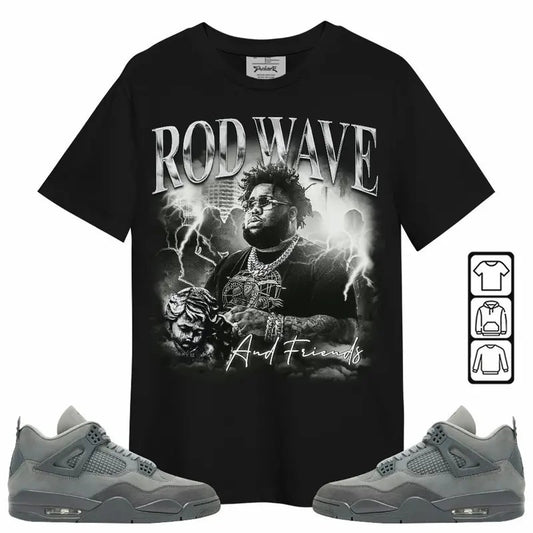 Rd Wave Rap Unisex Shirt, Shirt To Match Sneaker 4S Wet Cement, Graphic Tshirt Streetwear Shortsleeve Cotton Menswear Top