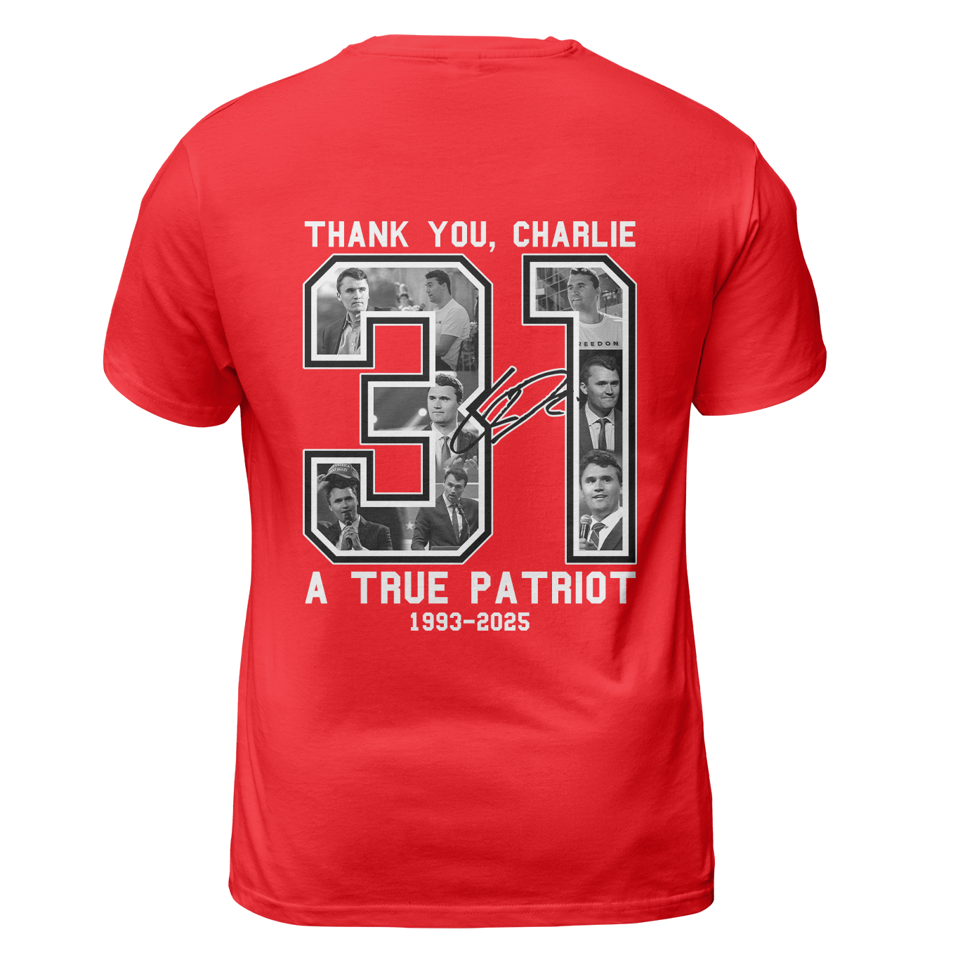 Freedom Thank You Charlie A True Patriot 31 T Shirt - 2 - G