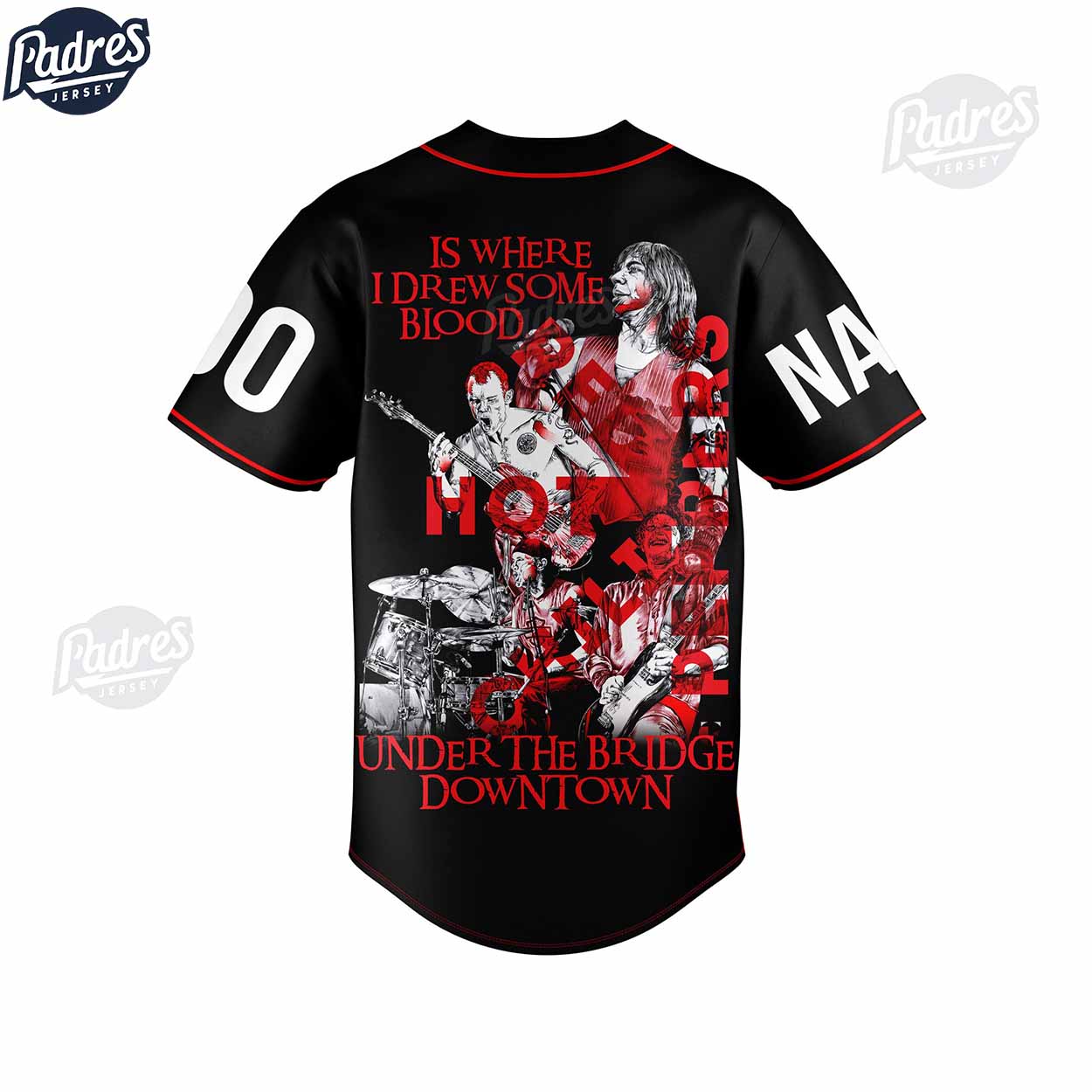Red Hot Chili Peppers Baseball Jersey Style - Padres Jersey Oasis: Elevate Your Baseball Style Game