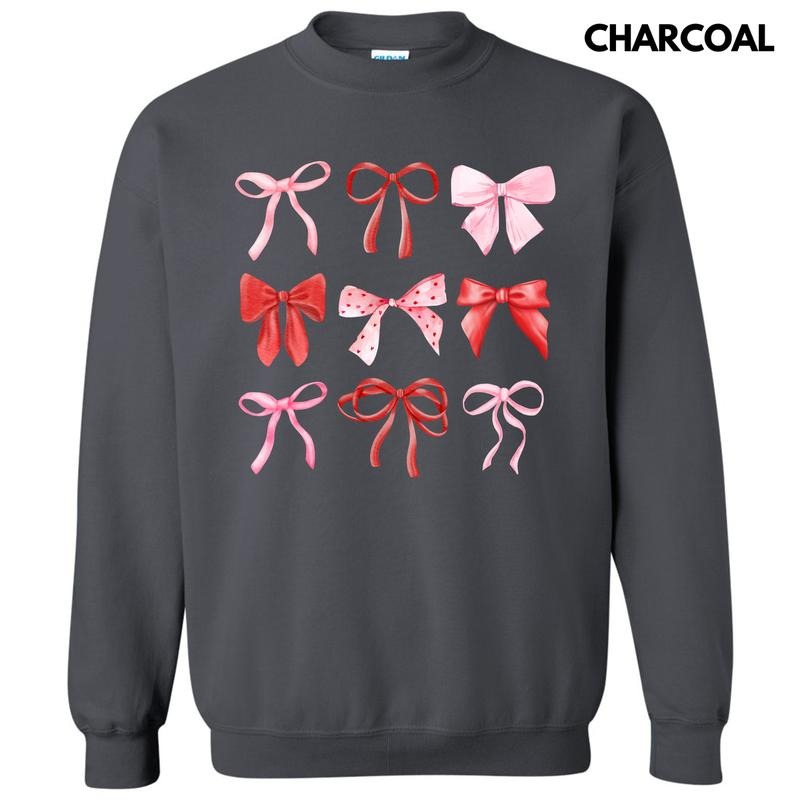 Red Ribbon Coquette Collage Sweatshirt
