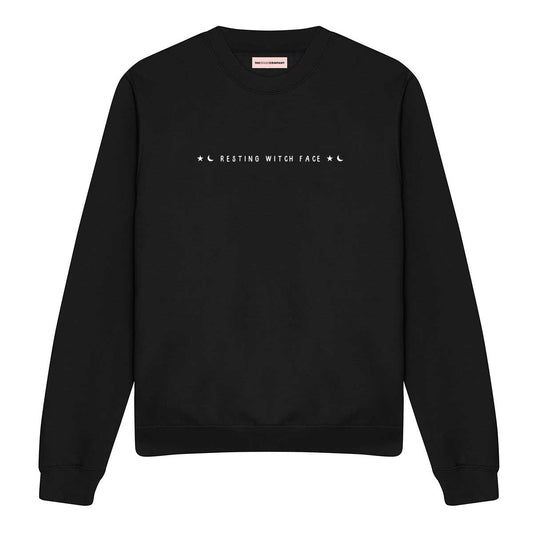 Resting Witch Face Halloween Sweatshirt