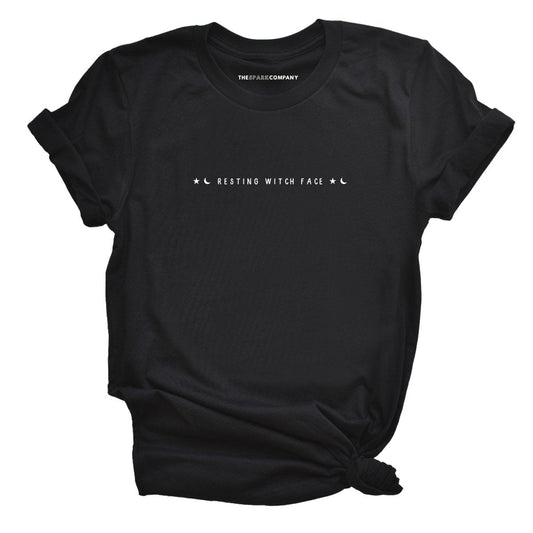 Resting Witch Face Halloween T-Shirt