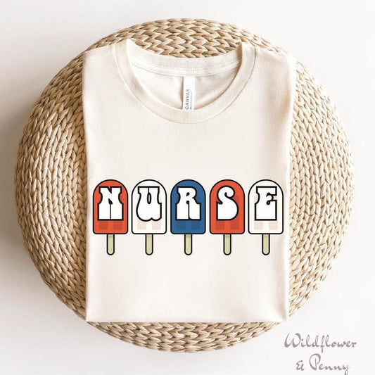 Retro Nurse Shirtfourth Of July Nurse Shirt Independence Day Nurse Shirt Nurse Red White And Blue American Flag Shirt 4th Of July Nurse