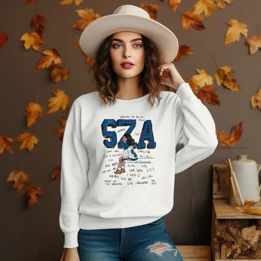 Retro Sza Sweatshirt, Sza Sweatshirt, Sza Sos Tour Sweatshirt, Sza Sos Album Sweatshirt, Gift For Sza Fans, Sza Good Days Classic Retro Sweatshirt, Unisex Sweatshirt, Gifts For Women, Long Sleeve Crewneck Shirt, Gifts For Birthday Mothers Day