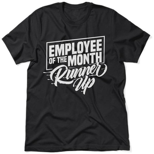 Runner Up - Safety Yellow T-Shirt, Adult Humor Shirt, Funny Shirt, Dark Humor Shirt, For Gift. Crewneck Cotton