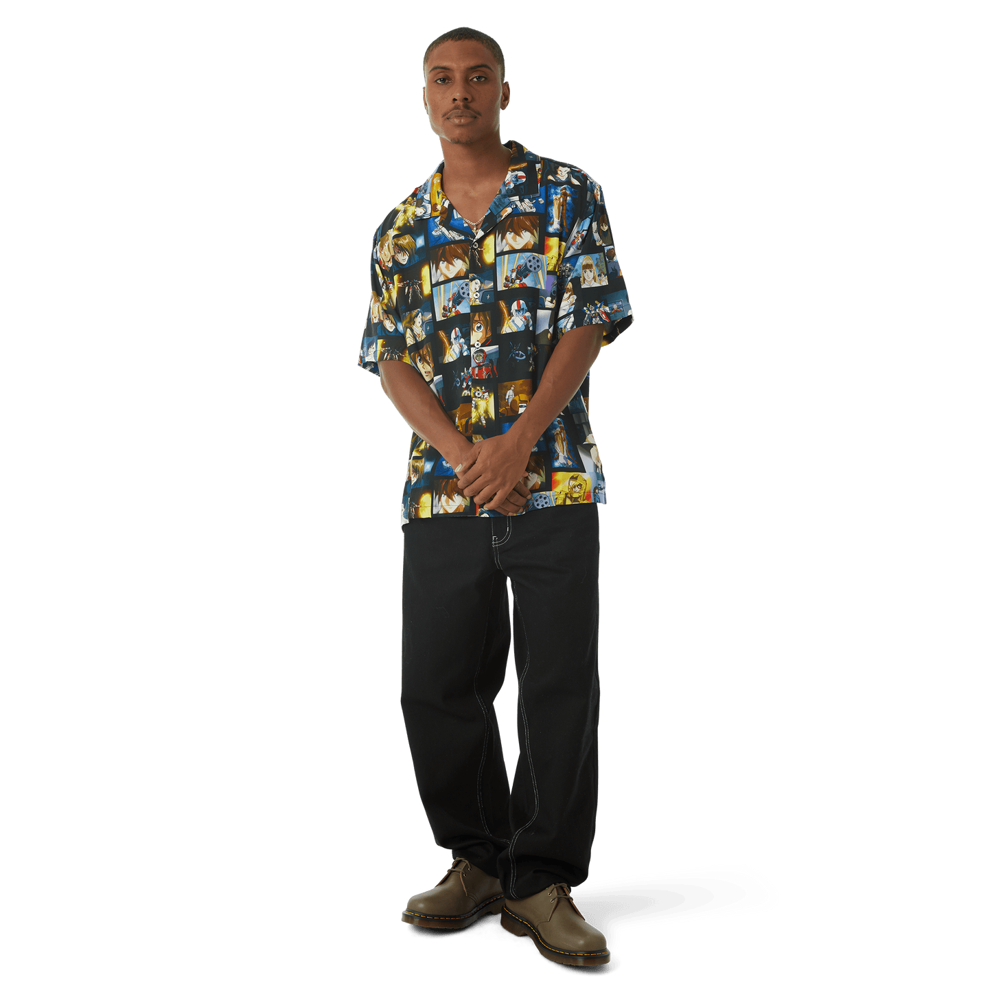 HUF x Gundam Screenshots Resort Shirt