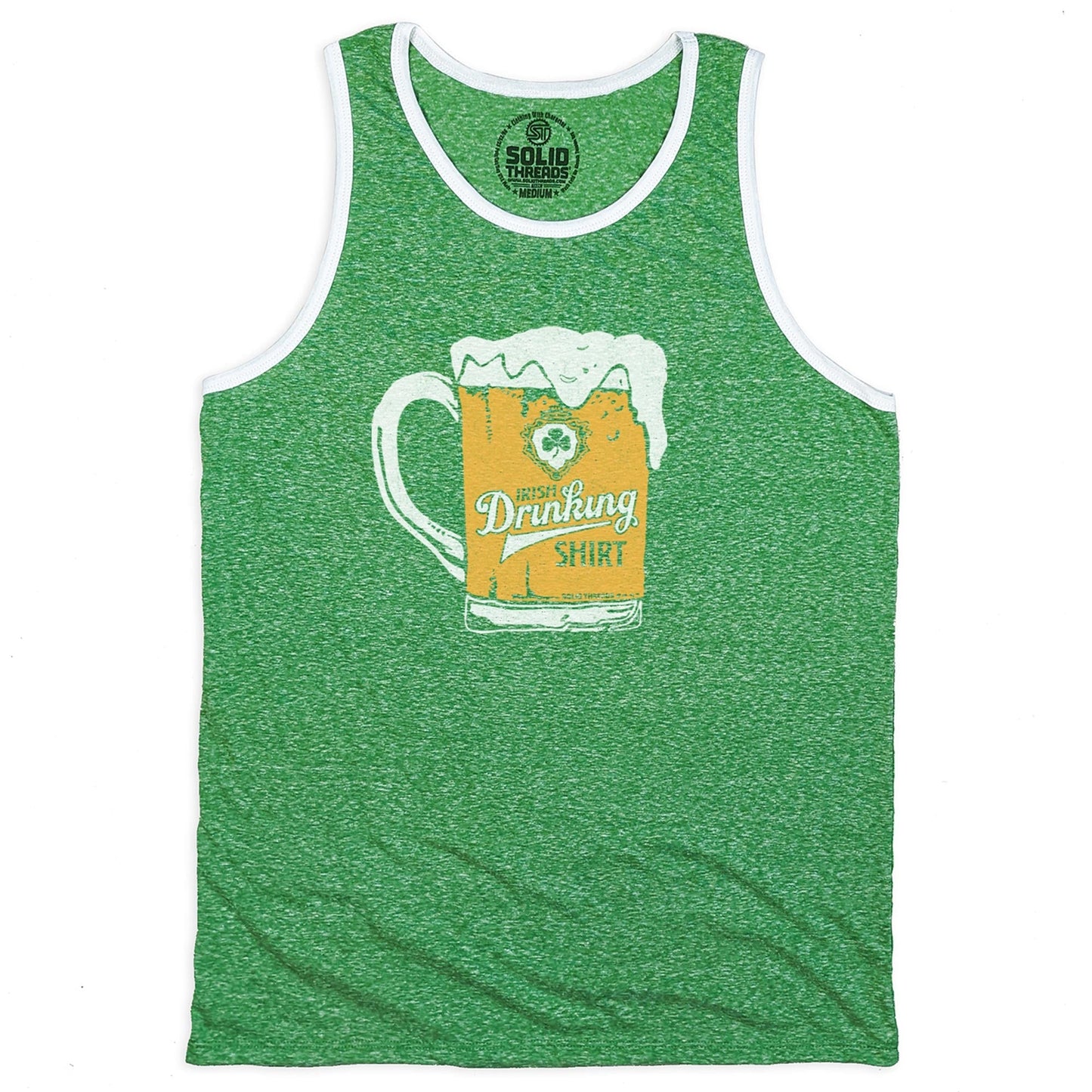 Irish Drinking Shirt Ringer Tank Top