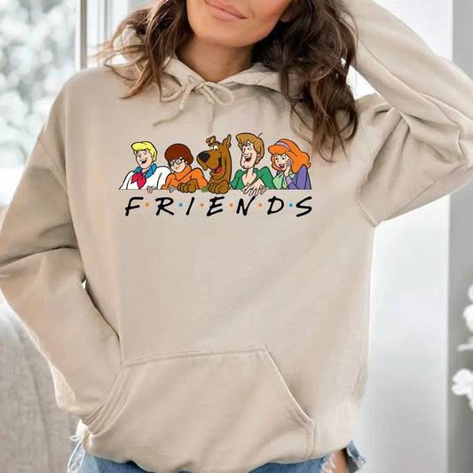 Scooby Doo Friend Shirt, Spooky Tee Shirt, Scary Halloween Sweatshirt, Retro Scooby Doo T-Shirt