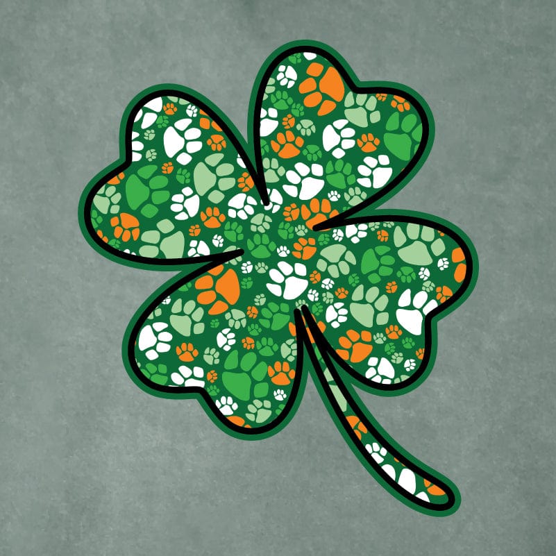 Shamrock Paws - Salt Wash Crewneck Sweatshirt