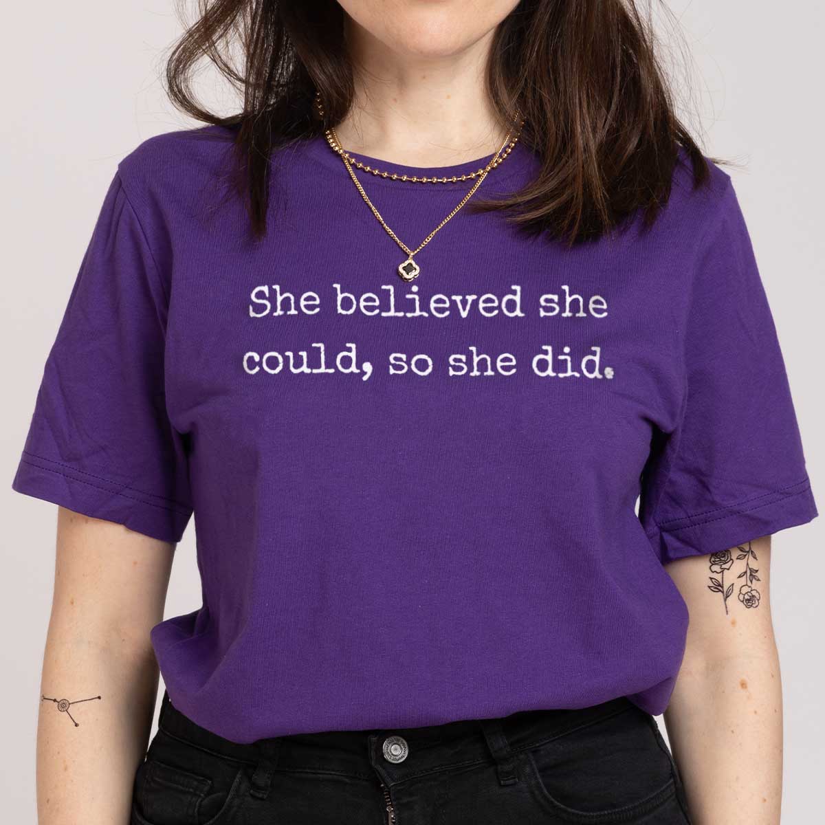 She Believed She Could, So She Did T-Shirt