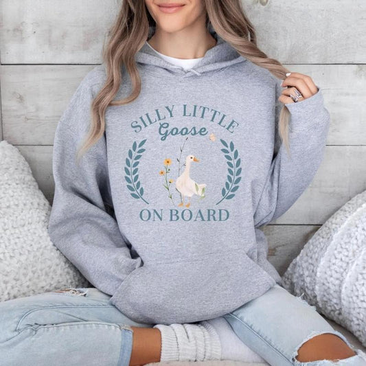 Silly Goose Pregnancy Announcement Sweatshirt, Funny Goose Bump Pregnant Tshirt, Maternity Clothing Gift, First Time Mom Gifts, New Mom
