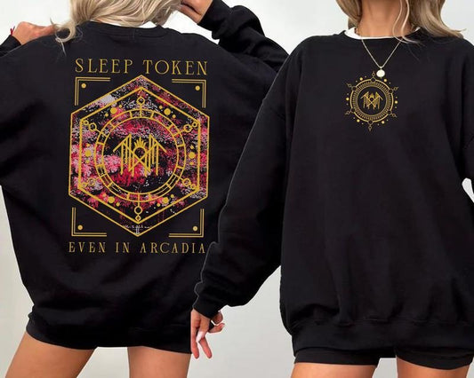 Sleep Token Even In Arcadia Shirt Sleep Token tour 2025 T-shirt Flamingo Hoodie, Sleep Token Merch Rock Muisc Tee Gifts For Fans Men Women