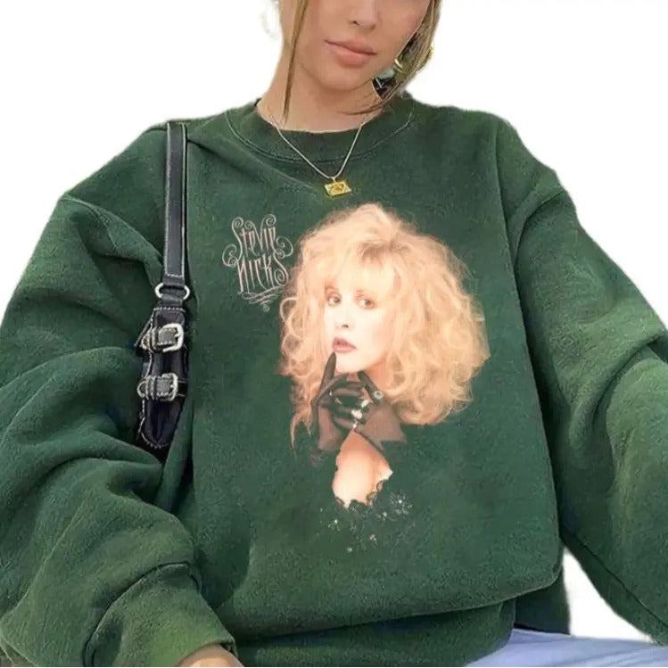 Stevie World Tour Sweatshirt, Vintage Graphic 90s, Retro Stevie Sweatshirt, Music Tour 90's Style Gift for Men Women