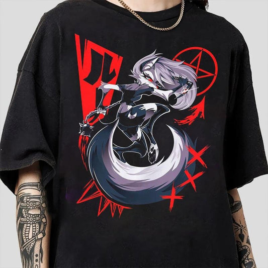 Stolas T-Shirt, Stolas Helluva Boss Characters, Hazbin Hotel T-Shirt, Hazbin Hotel Cartoon , Birthday Gift for fan-2