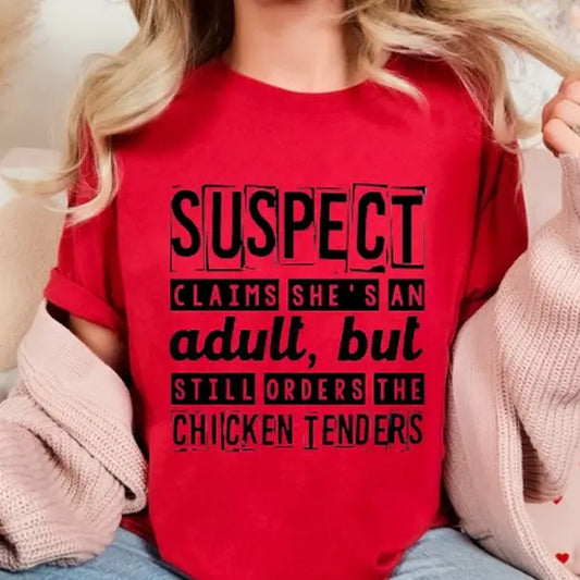 Suspect Claims Funny Unisex Softstyle T-shirt