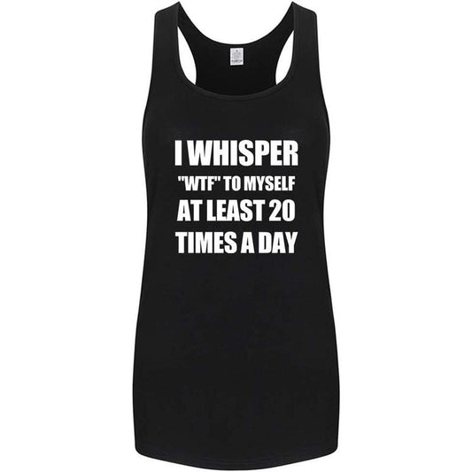 Tank Tops for Women-Womens Funny Saying Fitness Workout Racerback Tank Tops Sleeveless Shirts Made in USAstyle{n002}2