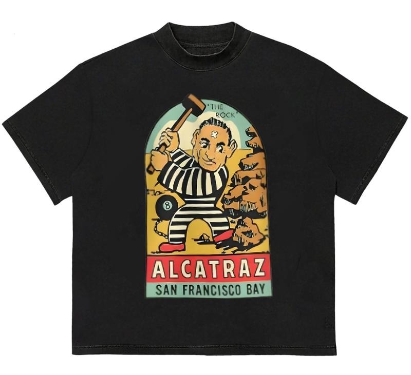 The Alcatraz T-Shirt Trendy Fit Casual, Comfy, and Stylish Customizable Graphic