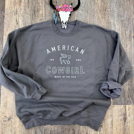 The American Cowgirl Sweatshirt, Cowgirl Hoodies, western clothing stuff, western outfits women tops, country western girl clothes hoodies winter outfits for women