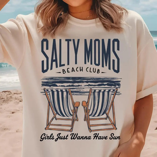 The Beach Club Shirt , Trendy Summer Shirt , Aesthetic Beach Shirt , Retro Beach Girl Shirt , Funny Sarcastic Mom Shirt , Mother's Day Shirt