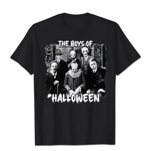 The Boys Of Halloween T-Shirt, Horro Movie Characters T-Shirt, Halloween T-Shirt, Horro Movie T-Shirt, Halloween T-shirt, Gift For Fan, Gift For Her, Gift For Him Classic Fabric