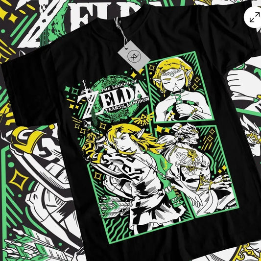 The Legend of Zelda T-shirt Link To The Past Anime Gir Funny Tee Shirt All Sizestyle{n002}2