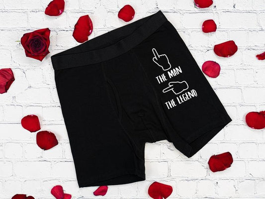 The Man The Legend Underwear, Boyfriend Valentine's Day Gift Underwear, Funny Men Underwear, Anniversary Gift For Husband, Gift For Him, Christmas Gift For Boyfriend.