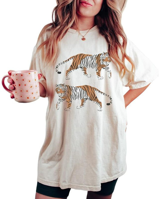 Tiger T-shirt, Tiger Graphic Tee, Tiger Tee Boho T-shirt Sweatshirt,  Hoodie