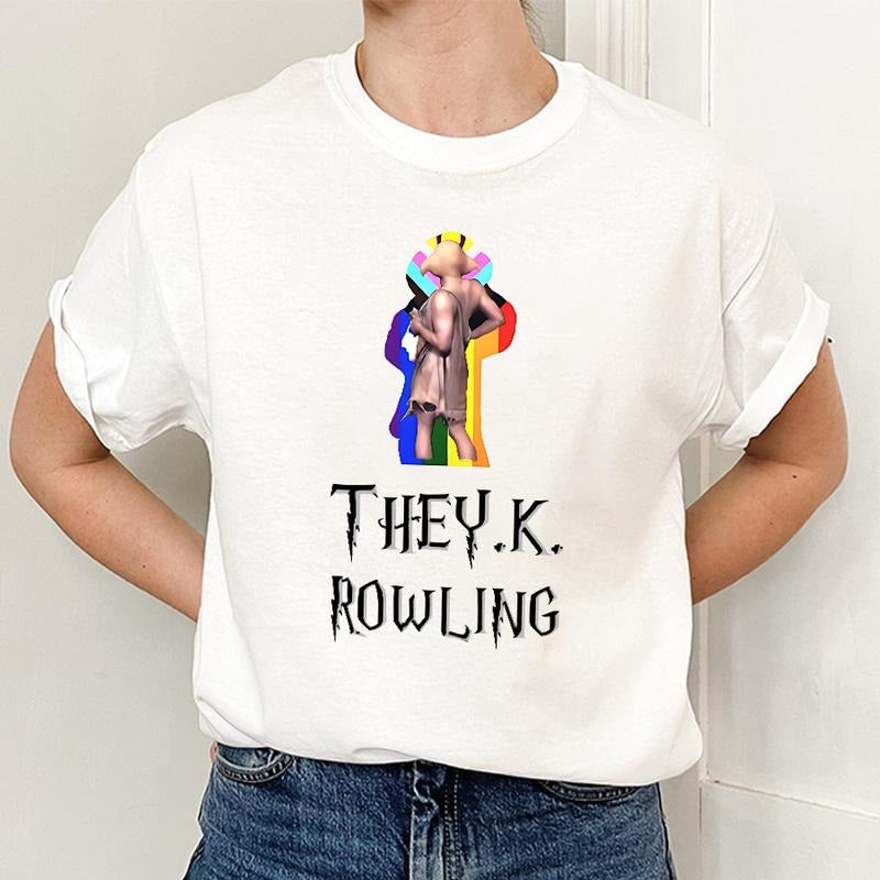 [Trending] TheyK Rowling Shirt, Funny Meme Hoodie, Unwearable Tee