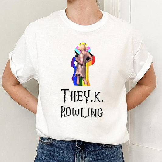 [Trending] TheyK Rowling Shirt, Funny Meme Hoodie, Unwearable Tee
