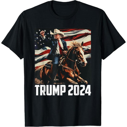 Trump 2024 4th of July Patriotic America Independence Day T-Shirt made in usa
