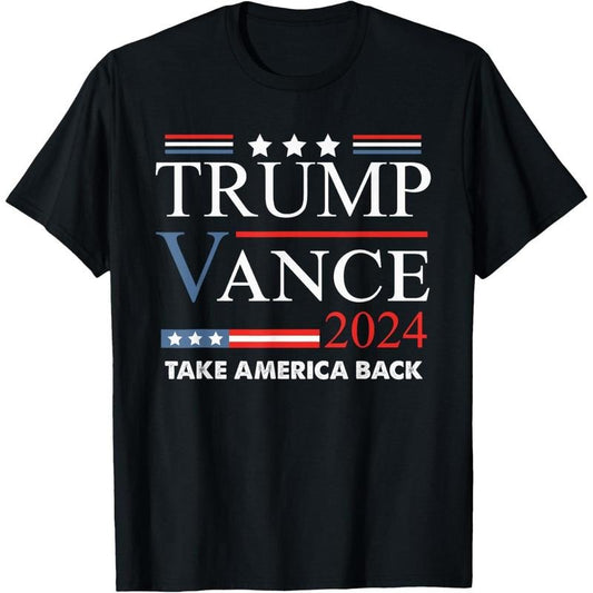 Trump Vance 2024 US Flag Vintage - Election President 2024 T-Shirt made in usa