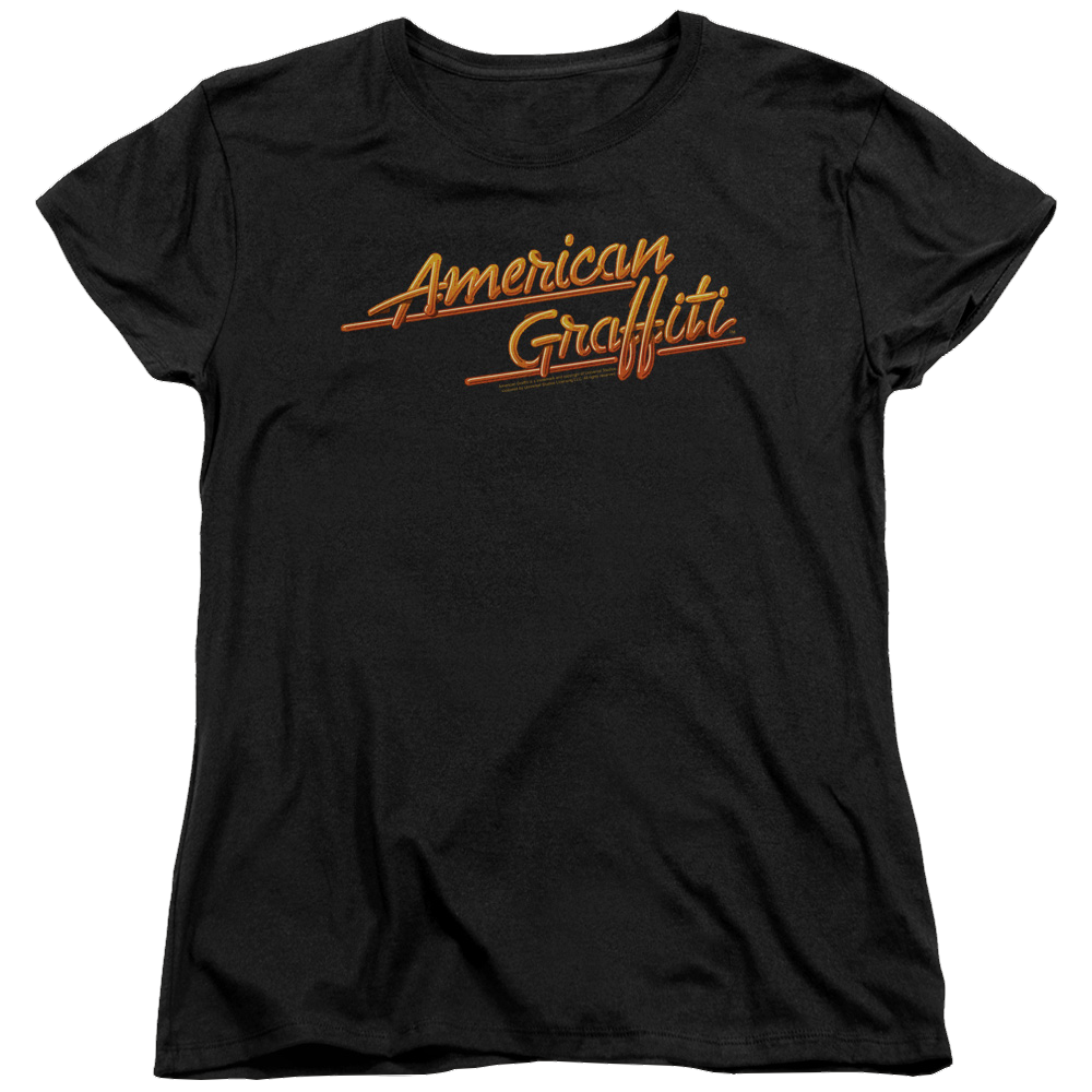 American Graffiti Neon Logo - Women's T-Shirt