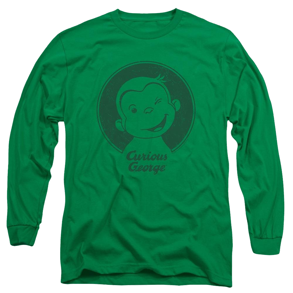 Curious George Classic Wink - Men's Long Sleeve T-Shirt